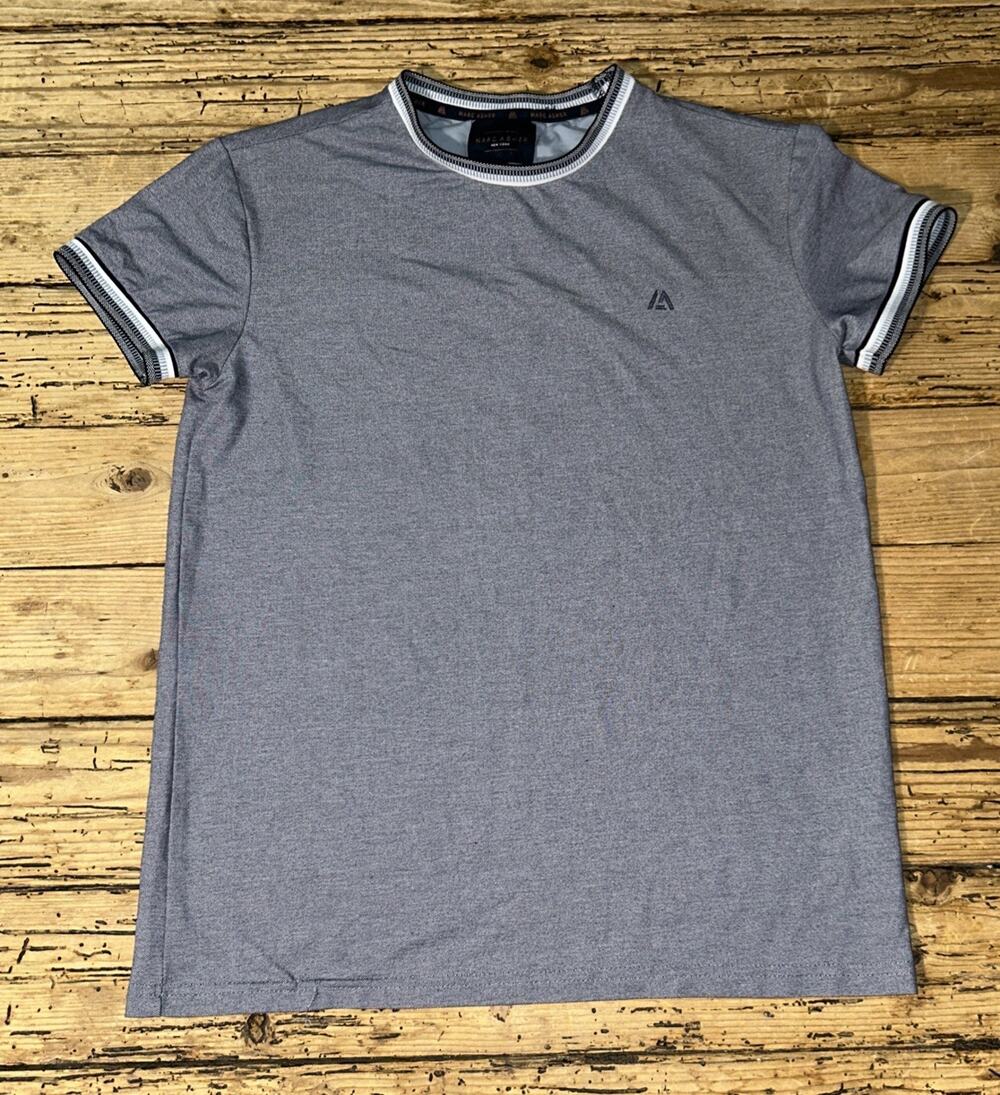 Marc Asher Men’s Size S Blue Crew Neck Short Sleeve Shirt